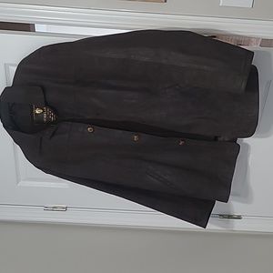 MICHELANGELO FIRENZE SUEDE LEATHER JACKET
